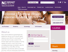 Tablet Screenshot of nhvalaoraslewisobgyn.org